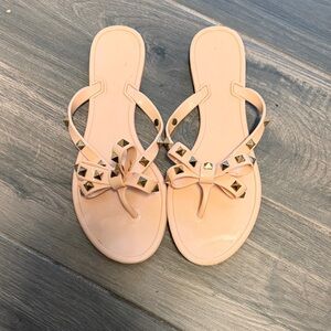 Stylish Women's Sandals with Bow Accent